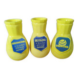 Trio of orangina straw holder