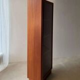 Teak display cabinet Omann Jun Danish design from the 1960s.