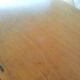 Vintage 70s light wood bedside table