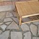 Vintage rattan coffee table