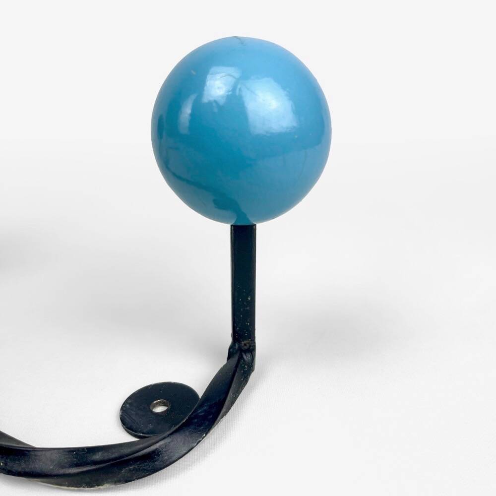 Ball and wrought iron coat racks from the 50s/60s