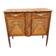 Marquetry and marble sideboard