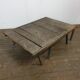 Table basse en palette d'usine industrielle