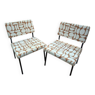 Paire de fauteuils 70