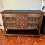 Commode ancienne en bois massif