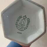 Ceramic vase, leaf decoration, royal china seltmann bavaria 3003/30