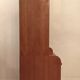Vintage bookcase 1960 compass feet Scandinavian style