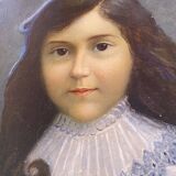Louis prost (xixe) portait jeune fille