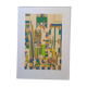 The cubist workshop, original silkscreen by Sergio de Castro (1922-2012)
