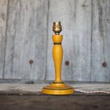 Wood lamp, vintage wooden lamp base, table lamp, living room lamp, lamp