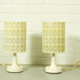 Elegant mid-century modern lamp set, Erco 1970s