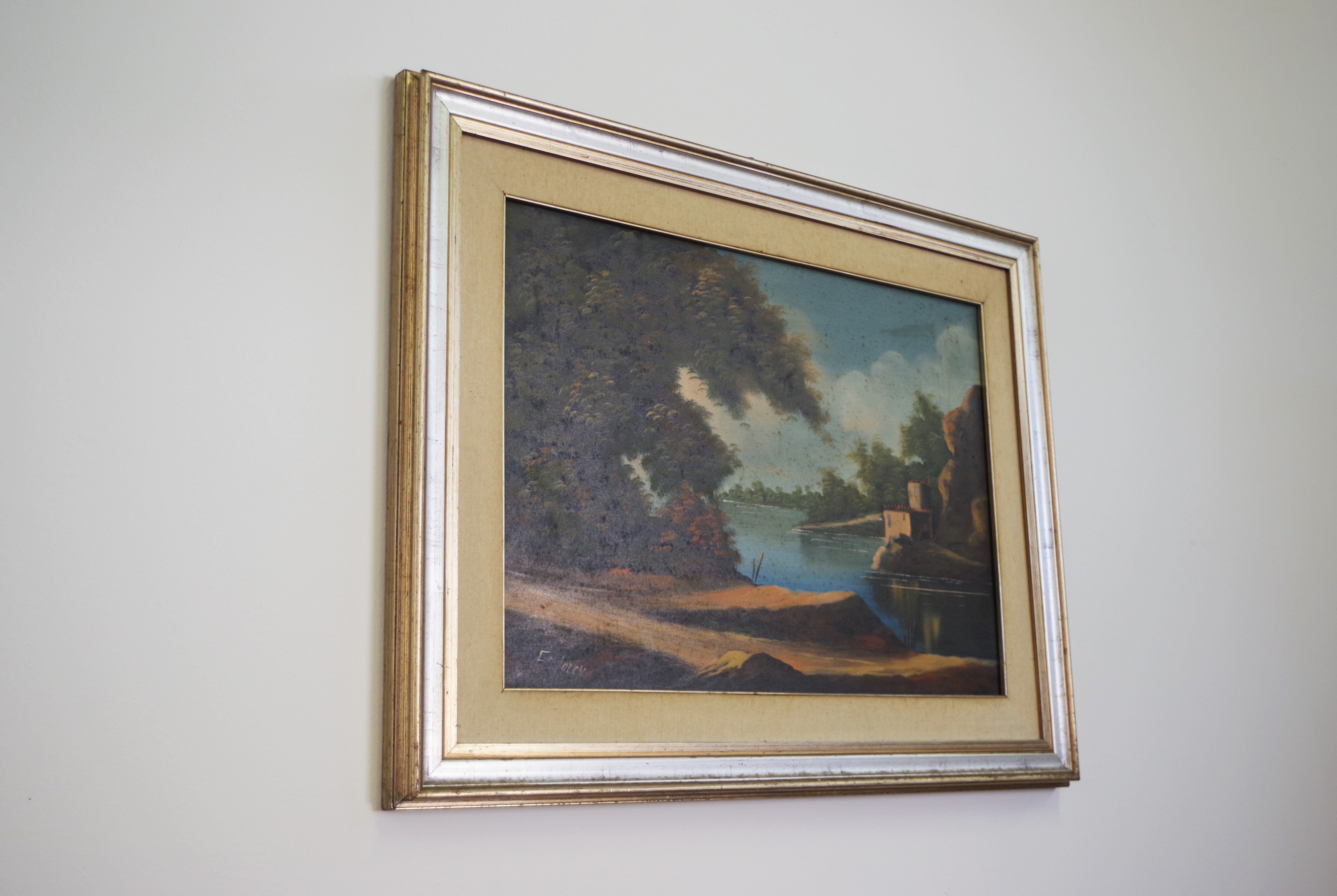 Oil painting on canvas, Francis Torry Brescia, 1977