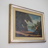 Oil painting on canvas, Francis Torry Brescia, 1977
