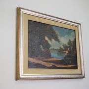 Oil painting on canvas, Francis Torry Brescia, 1977