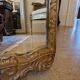 Golden wood mirror