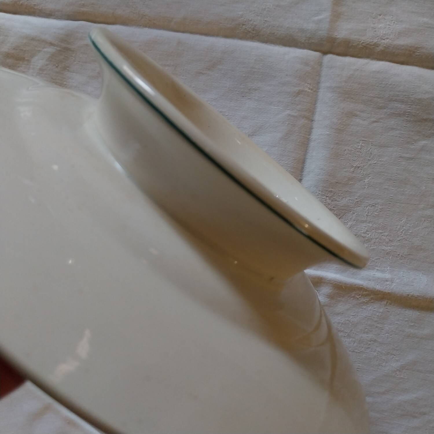 St Amand iron earth compote dish