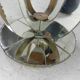 Art Deco coffee table, side table, with mirror glass and walnut veneer, 1930s