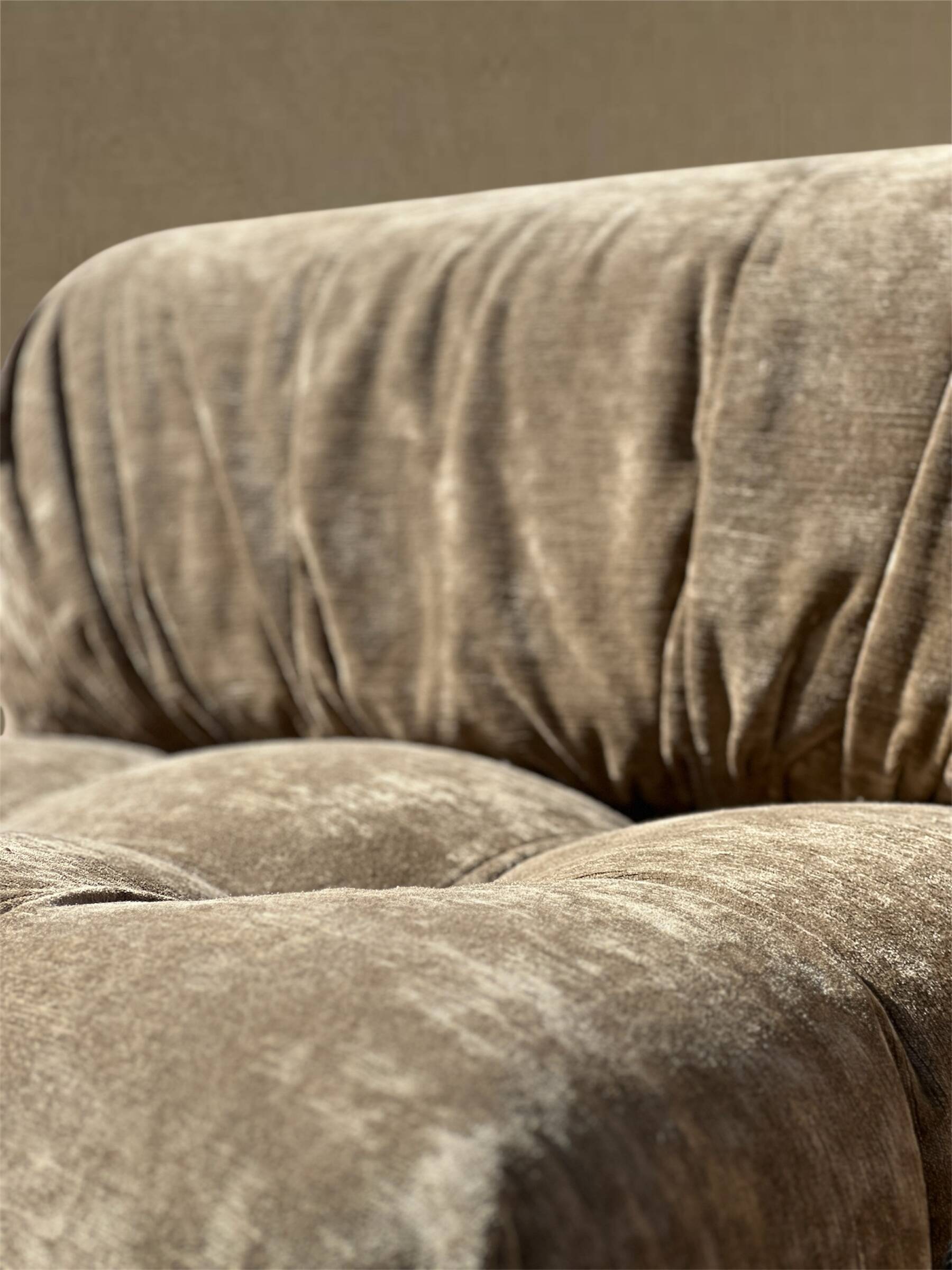 Canapé camaléonda en velours ras par Bellini pour B&B italia, design 1970