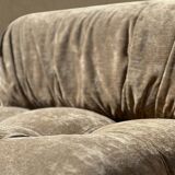 Canapé camaléonda en velours ras par Bellini pour B&B italia, design 1970