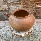 Terracotta pot vase