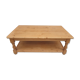 Table basse Interior's Pin miel 2 plateaux