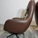 Mid century swivel armchairs