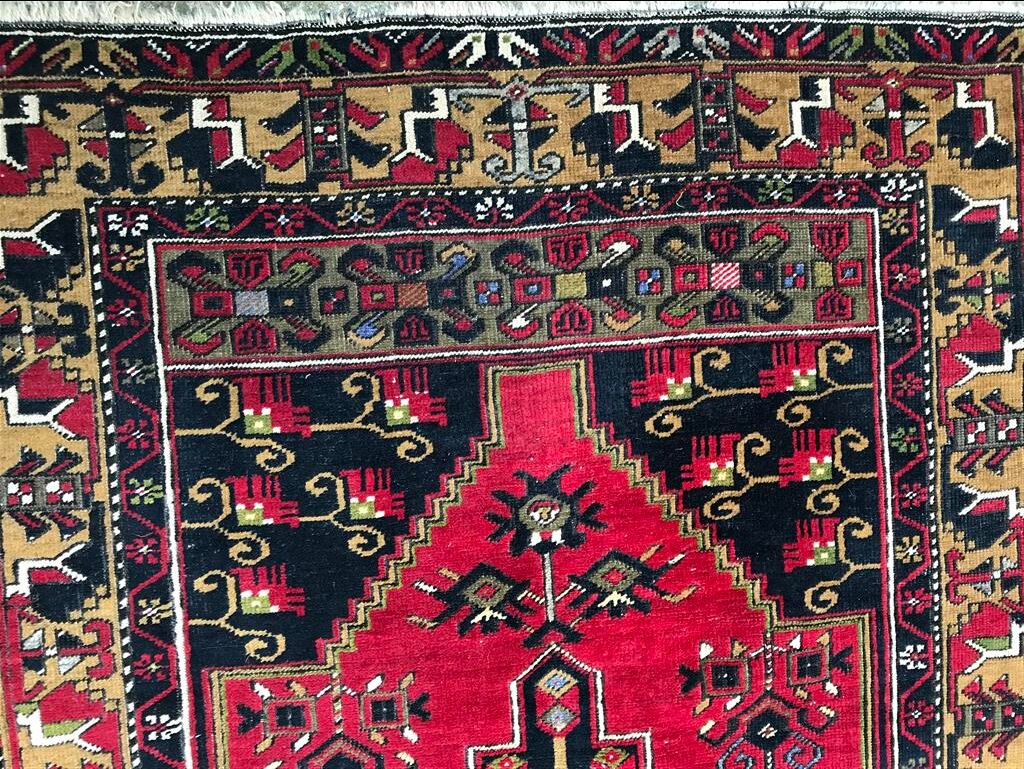 Oriental Turkey Anatolia rug handmade 121x248cm