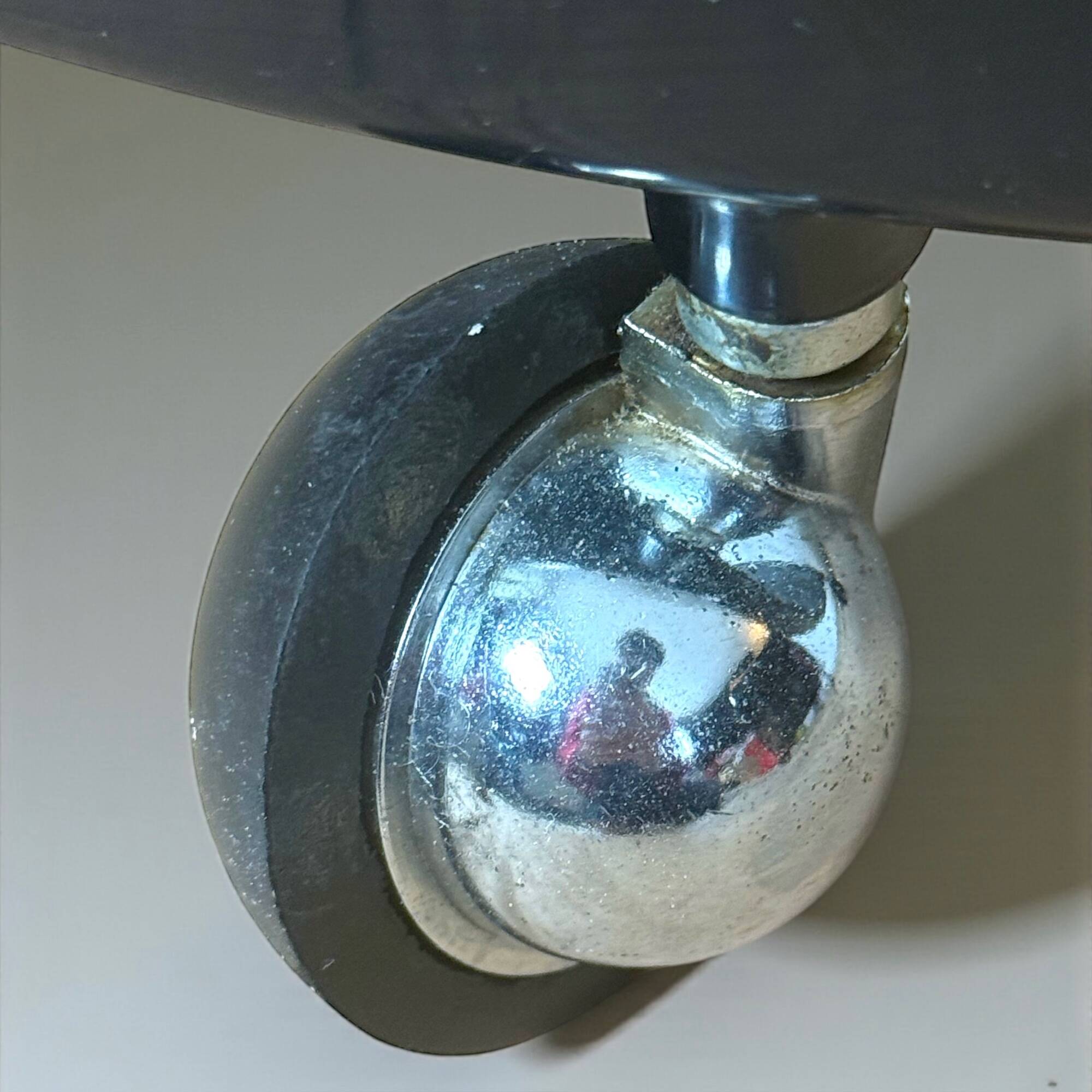 Coiffeuse et siège vintage italiens Silvi en plastique marron