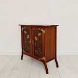 Art Nouveau Vertico Dresser with Flower Marquetry, France, 1905