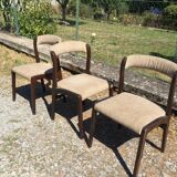 Set of 3 chairs Baumann sled