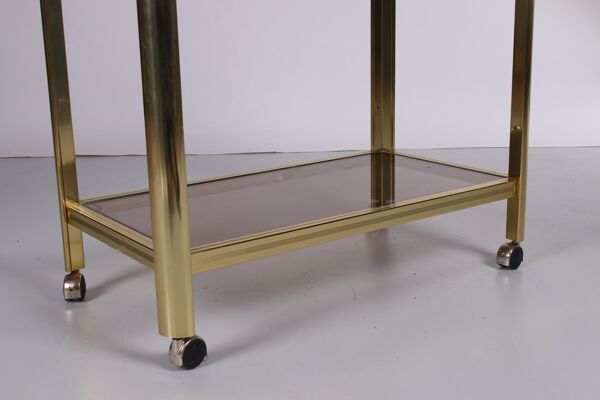 Desserte régence d’Hollywood avec le verre fumé