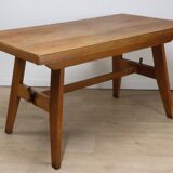 Table de repas de René Gabriel en chêne, 1950
