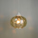 1970s Modernist hanging lamp, Poland