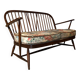 ERCOL England 2-seater bench circa 1960