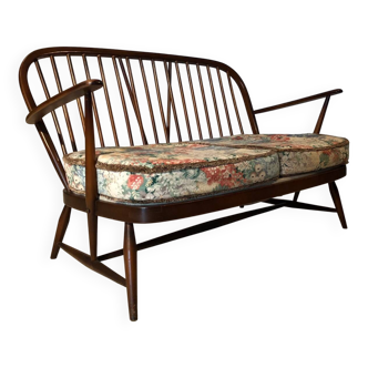 ERCOL England 2-seater bench circa 1960