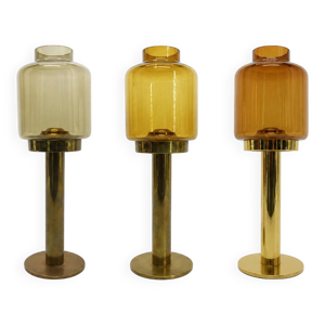 Set de 3 bougeoirs Hans-Agne - 1960