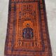 Tapis d'orient vintage fait main