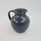 Large blue glazed stoneware pitcher Le Rivet France