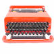 Olivetti valentine red typewriter