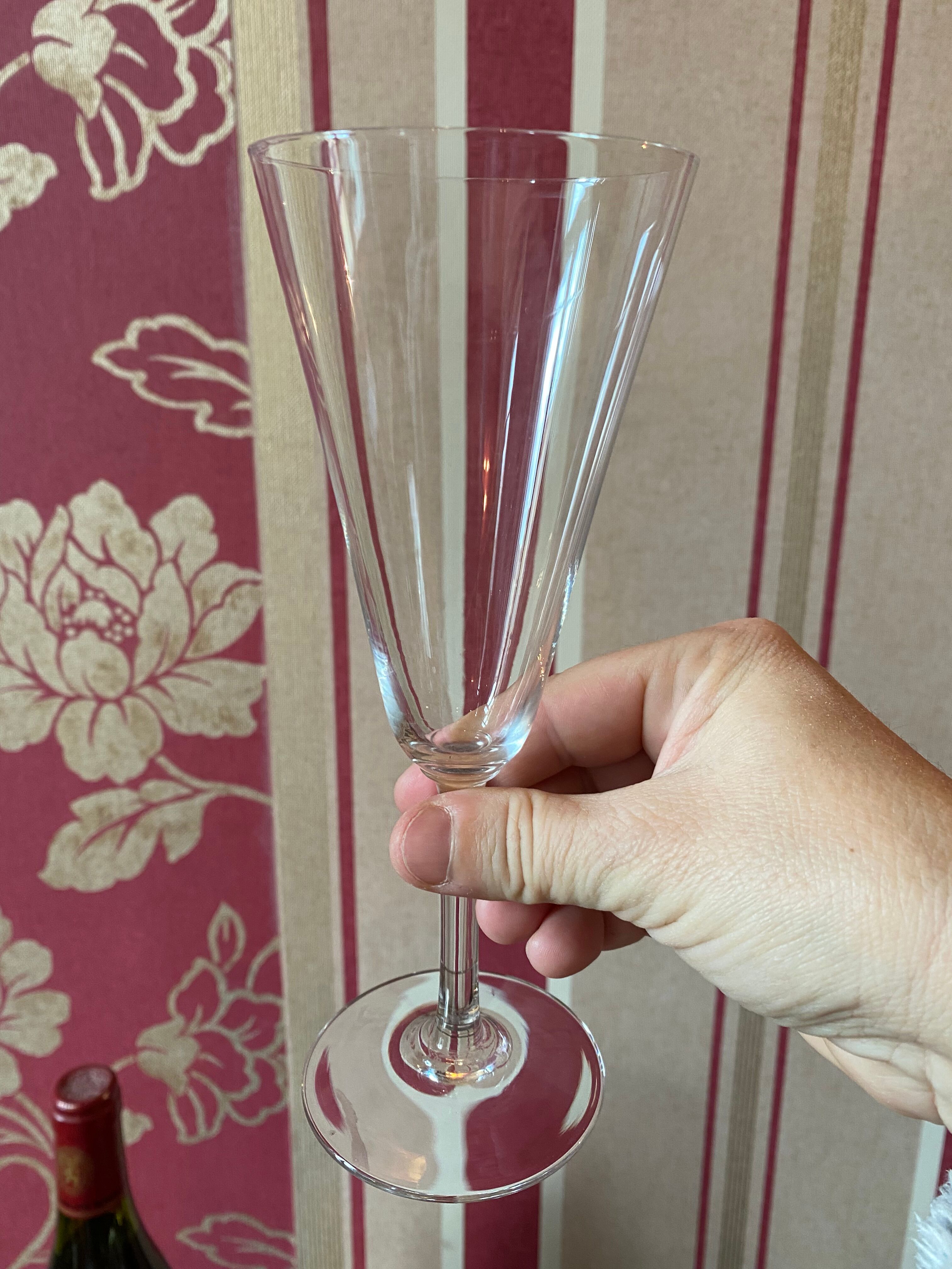 5 baccarat champagne flutes