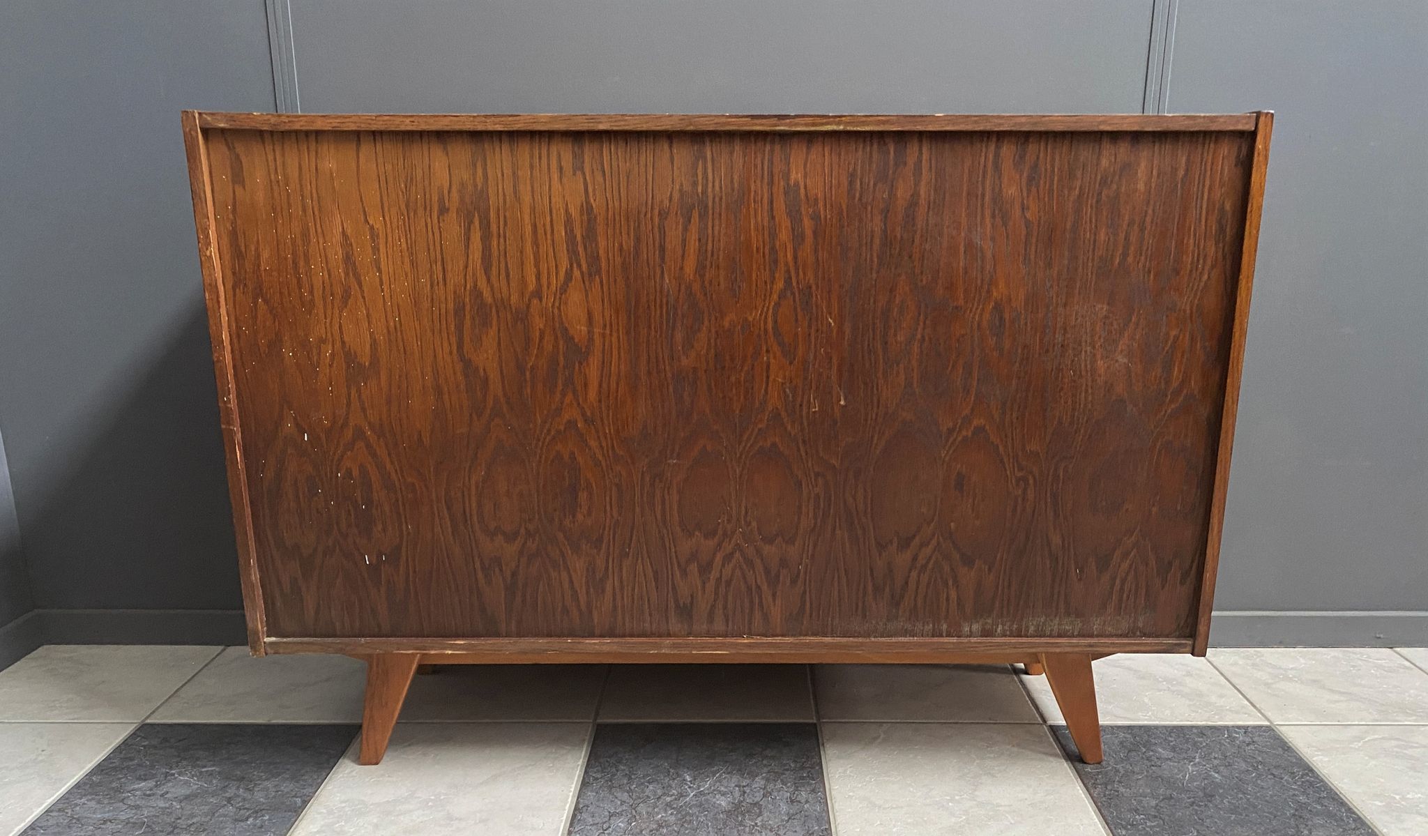 Jiri Jiroutek Yellow and White sideboard 1960s for Interier Praha