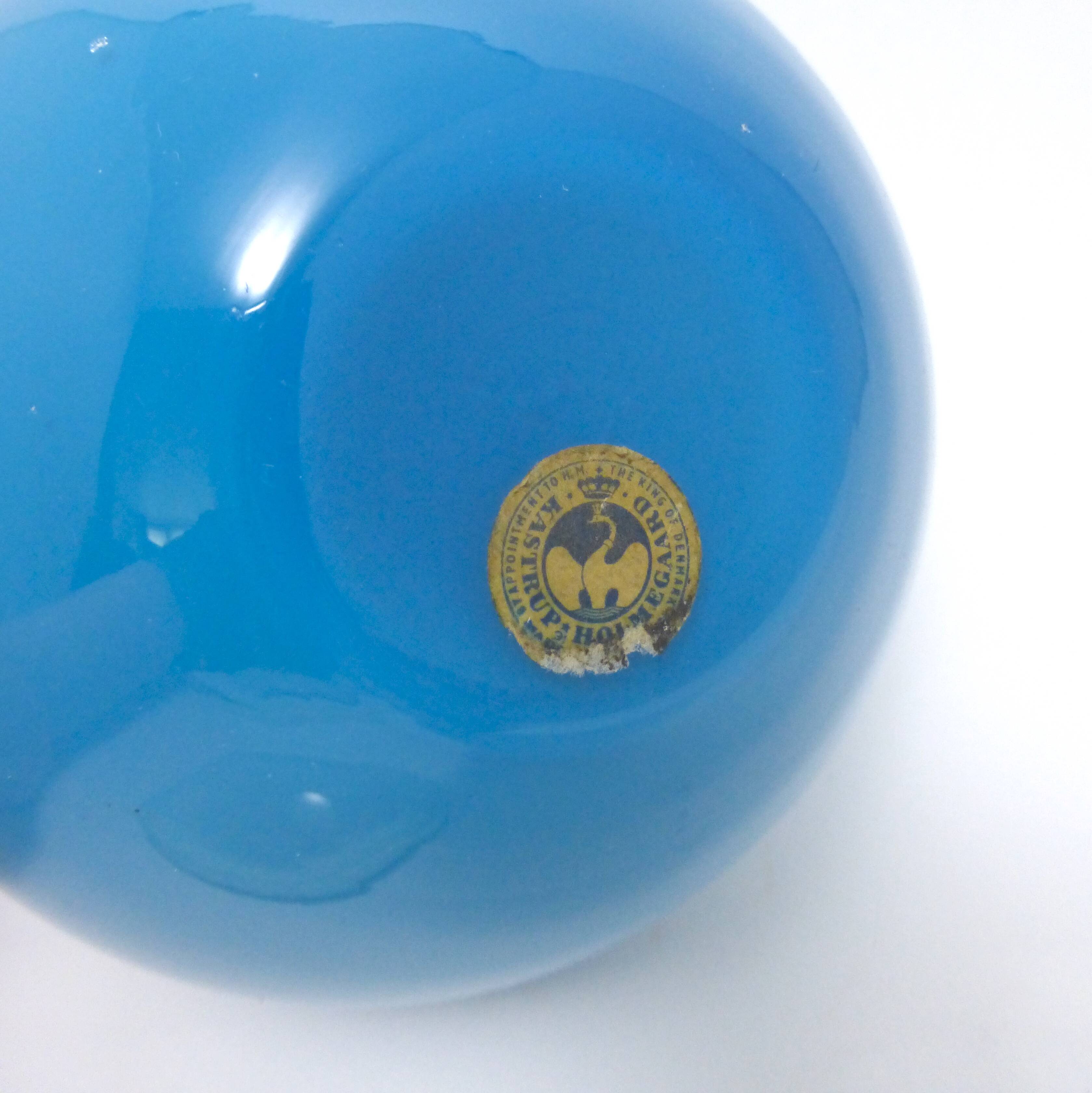 Vase ball Michael Bang for Holmegaard Kastrup to 1965