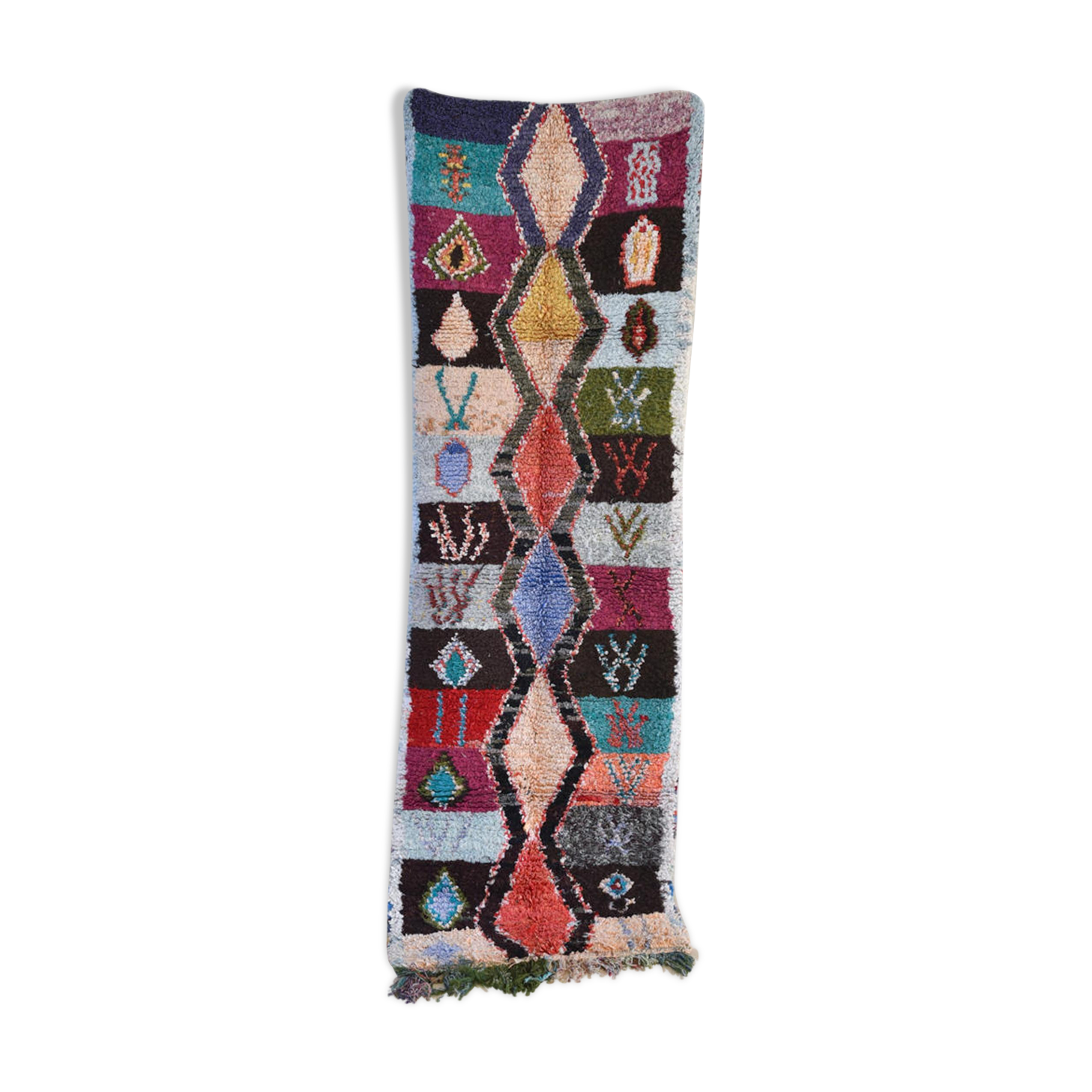 Tapis boucherouite 85x252cm