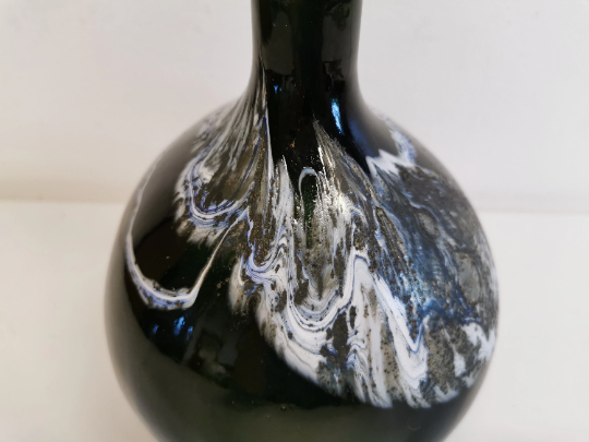 Art glass table lamp designed by Michael Bang, manufactured by Holmegaard in Denmark 1973-1976