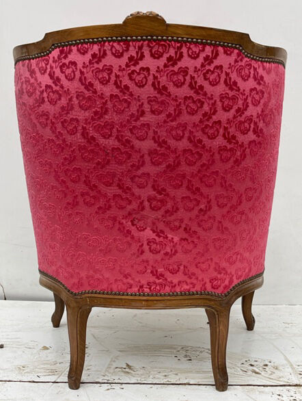 Louis XV style shepherdess armchair