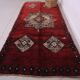 Burgundy Vintage Moroccan Rug 160 x 350 cm - Berber Wool Rug - Handmade rug