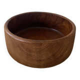 Vintage teak coupe salad bowl
