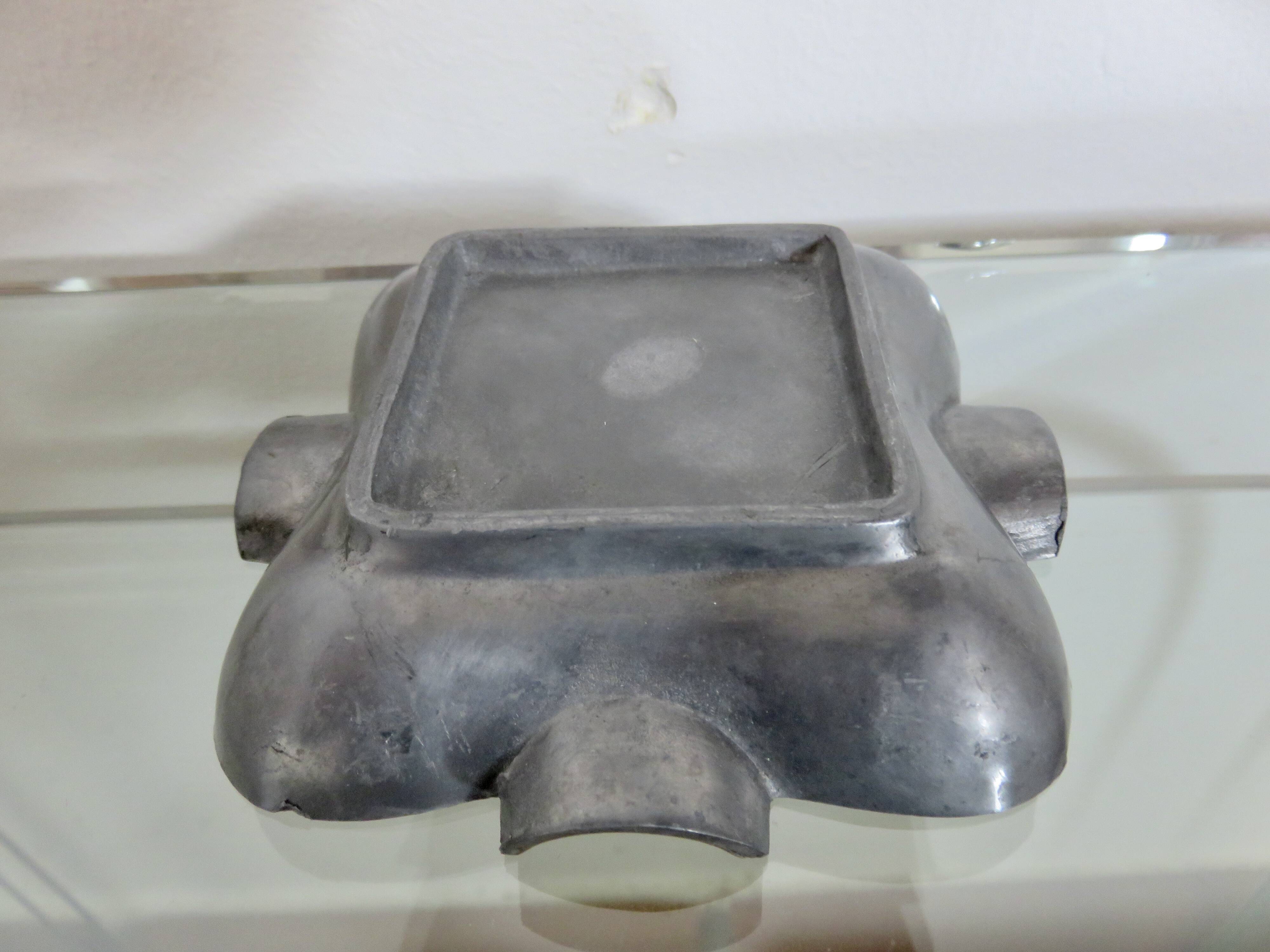 Série de 3 cendriers empilables, dans le gout de Carl Auböck, 1950