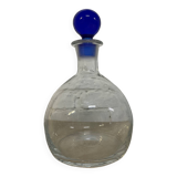 Carafe vintage en verre soufflé