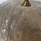 Frosted glass and brass ceiling light, 1970s